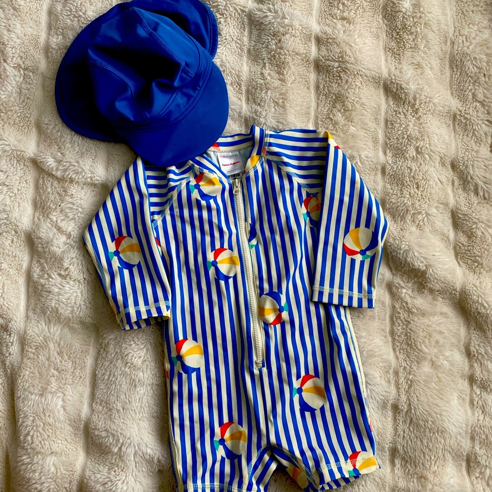 Hanna Andersson toddler swim set